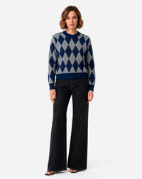 Calça Wideleg Jeans - Preto - PRETO / PRETO / 40