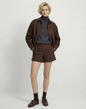 Suéter Cashmere Deluxe Gola Alta  - Cinza Mescla Escuro