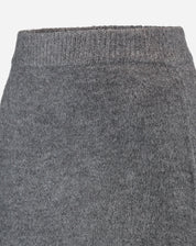 Saia Longa Tricot - Chumbo